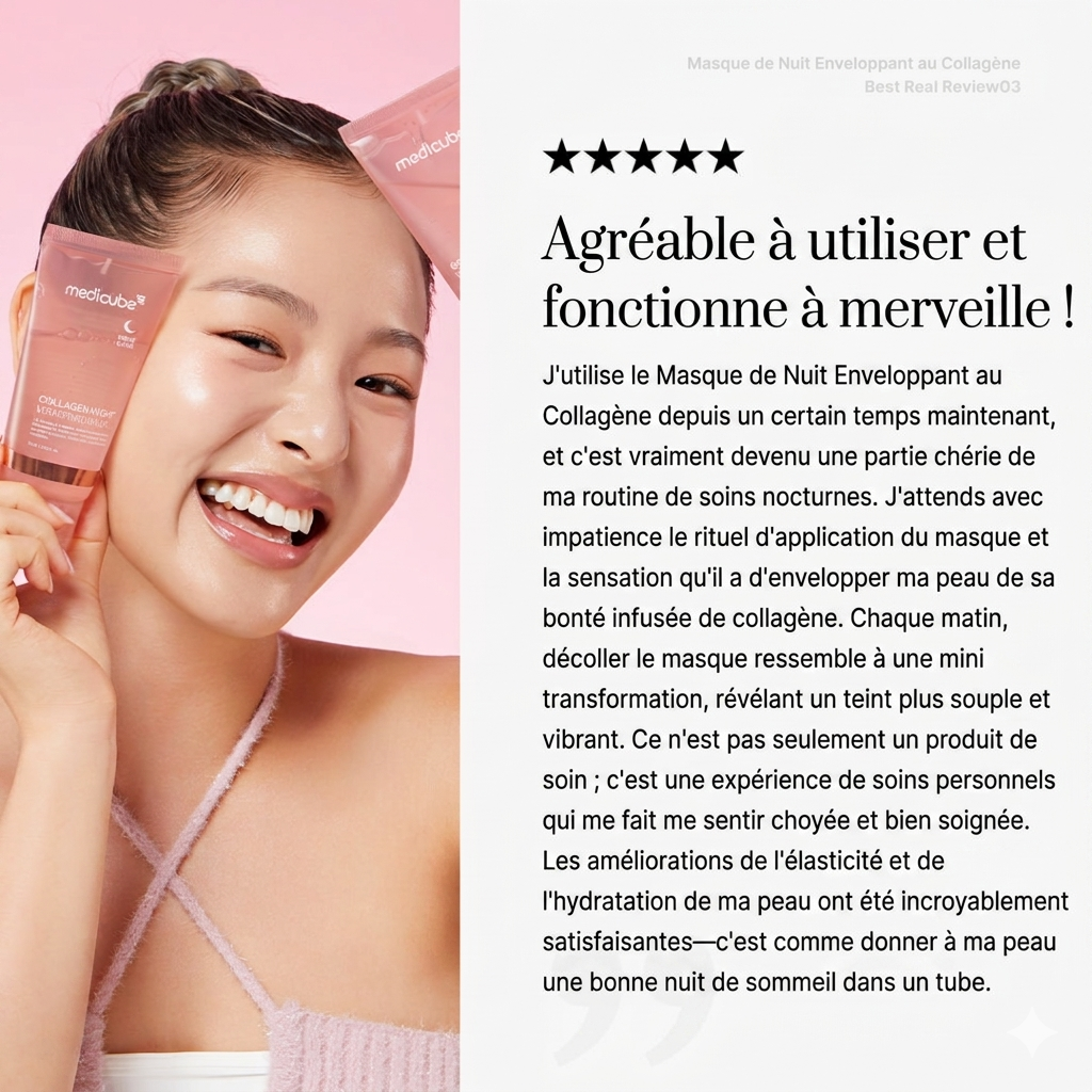 Medicube - Masque de nuit enveloppant au collagène