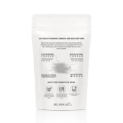 Serviette de douche exfoliante et antibactérienne Blissal